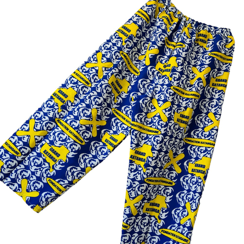 アフリカンバティック zakuchiku ワイドズボン hi アフリカン