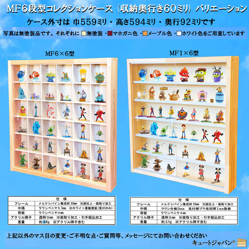 お猪口 ブラック色全塗装 コレクション 収納ケース 36マス アクリル