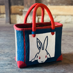 バッグチャーム 本革 山珊瑚 百人一首 木札 一閑張り 一貫張り