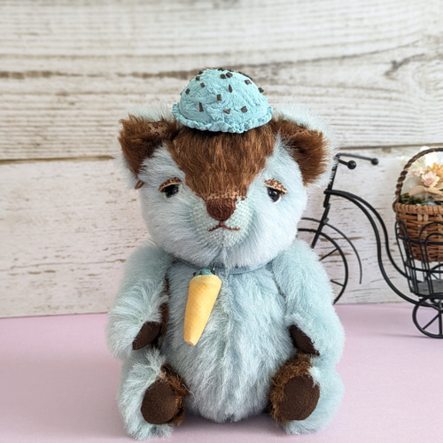 ふわっふわ！のベビーアルパカ毛使用のくまのぬいぐるみ テディベア