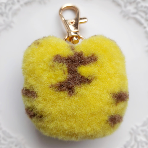 とらの両面キーホルダー】ぬいぐるみ マスコット トラ パンチニードル