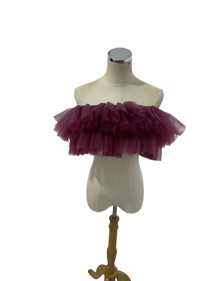 カラードレス 取り外し可能なオフショルダー ラベンダーピンク 肩出し 花嫁 結婚式/披露宴