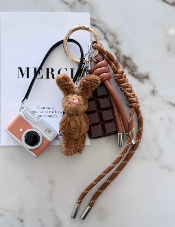 じゃらじゃらキーホルダー バッグチャーム キーチャーム バッグ