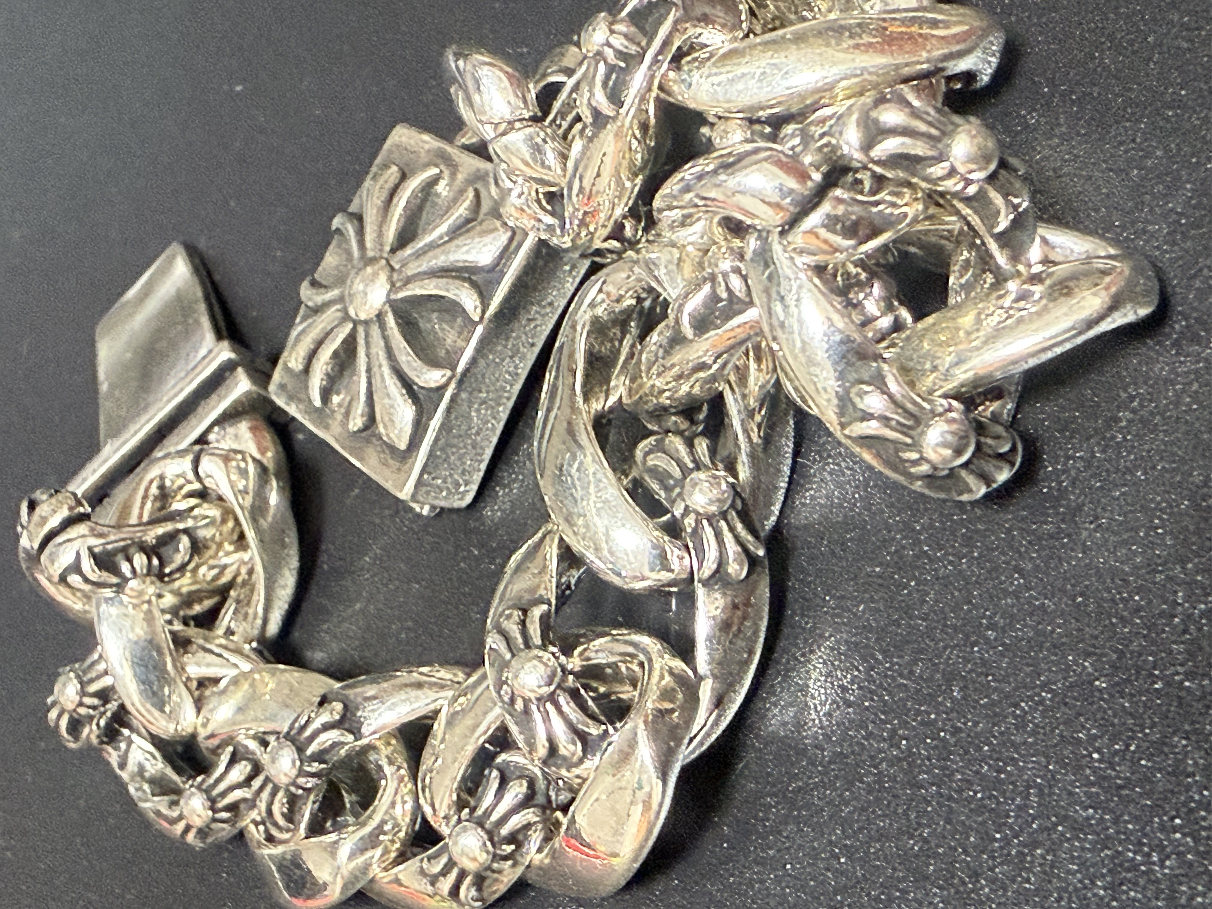 ブレスレット　シルバー　アクセサリー　925 刻印あり　メンズ　LF100