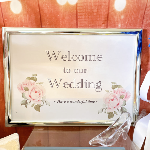 お色変更可 ウェルカムスペース ウェルカムボード 結婚式 ブライダル