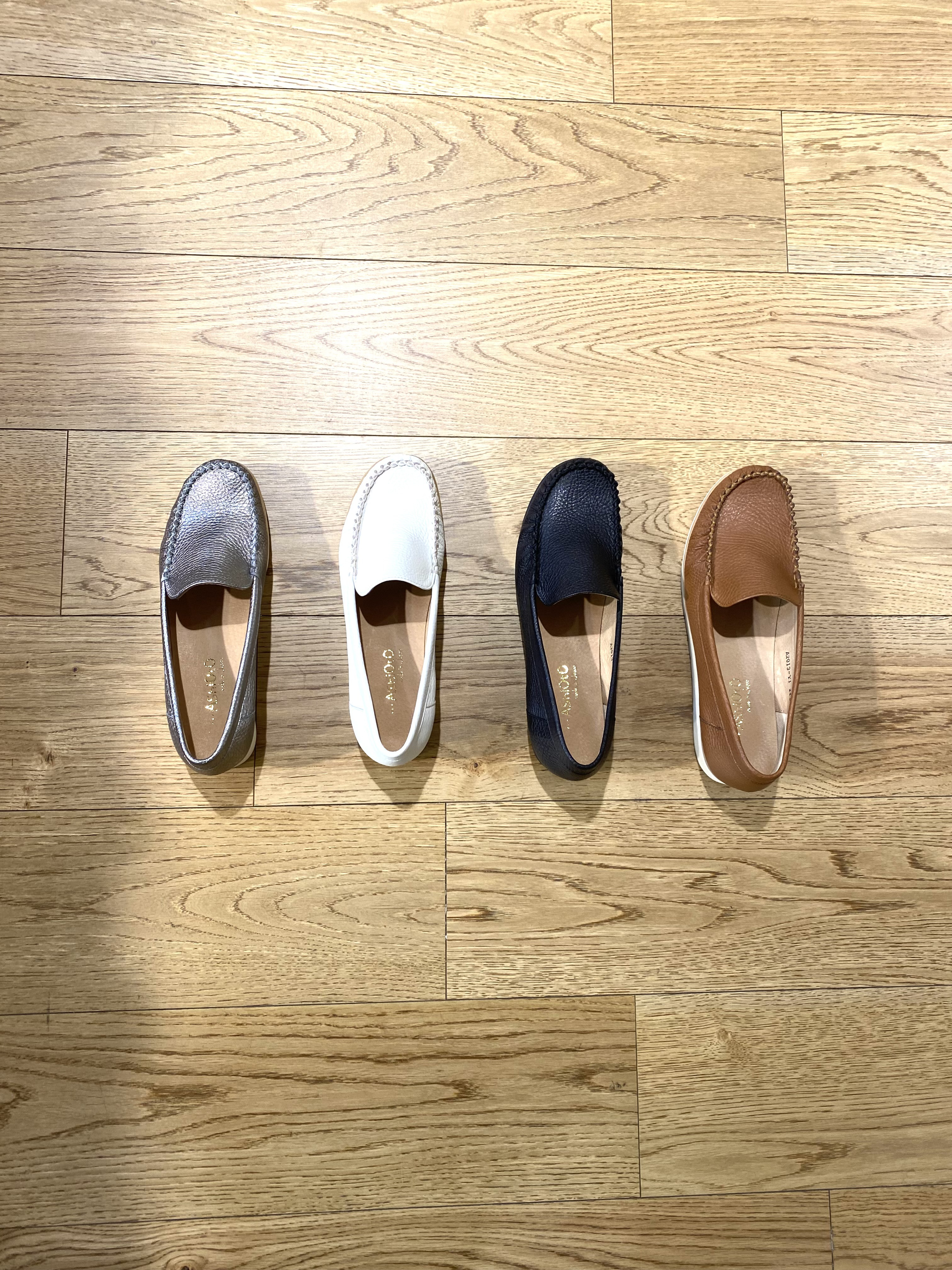 【アシオト】神戸の靴職人が作った♪超軽量・純国産モカシンシューズ(A2013)