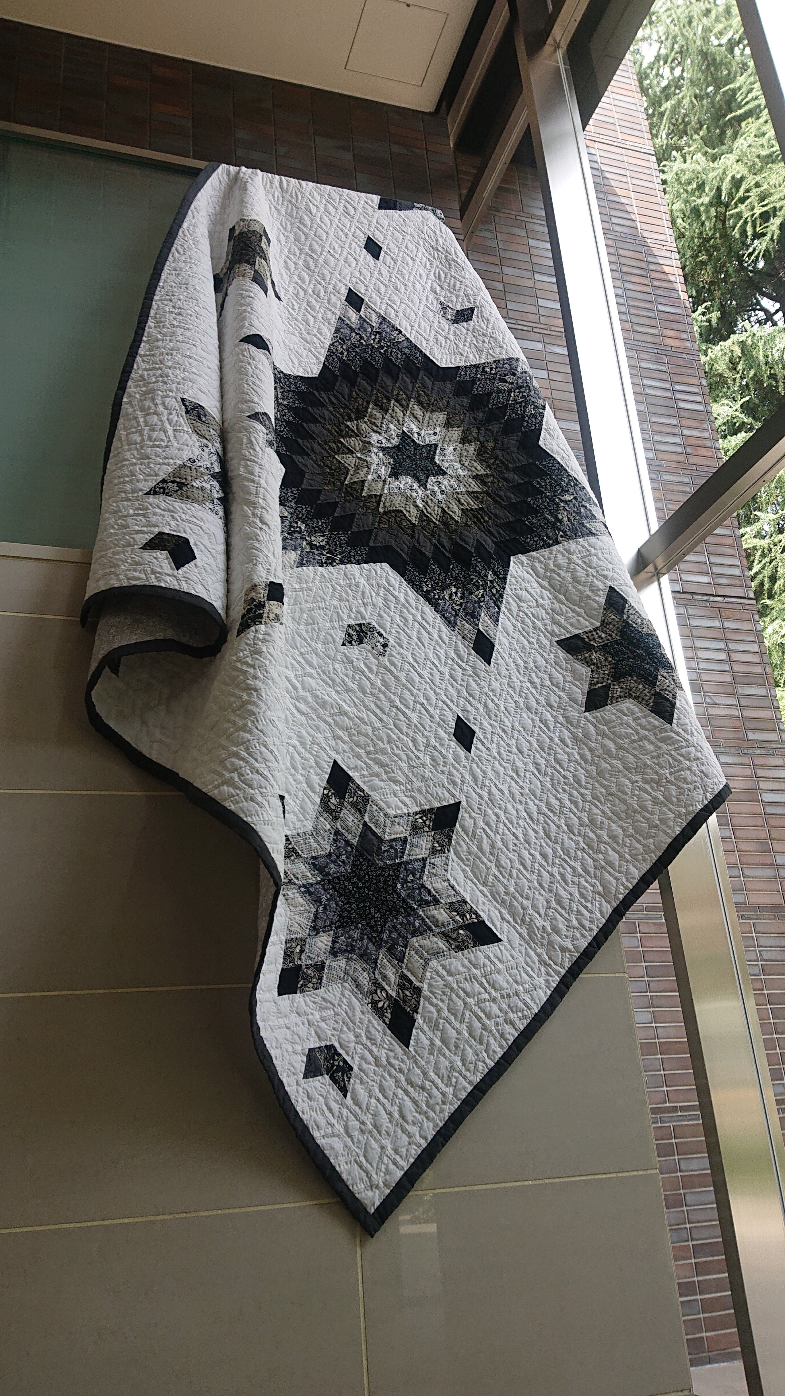 パッチワーク　キルト　ベッド・ソファカバー　210cm✖️183cm