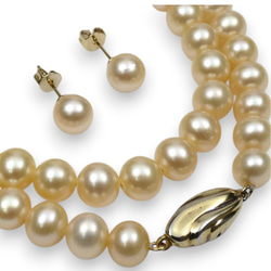 黒真珠 アコヤ本真珠ネックレス 約7.0mmブラック超ロング120cm3