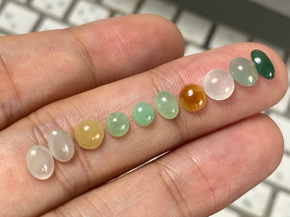 RS11-137 ミャンマー産 天然 A貨 本翡翠 ルース 硬玉 ジェダイト