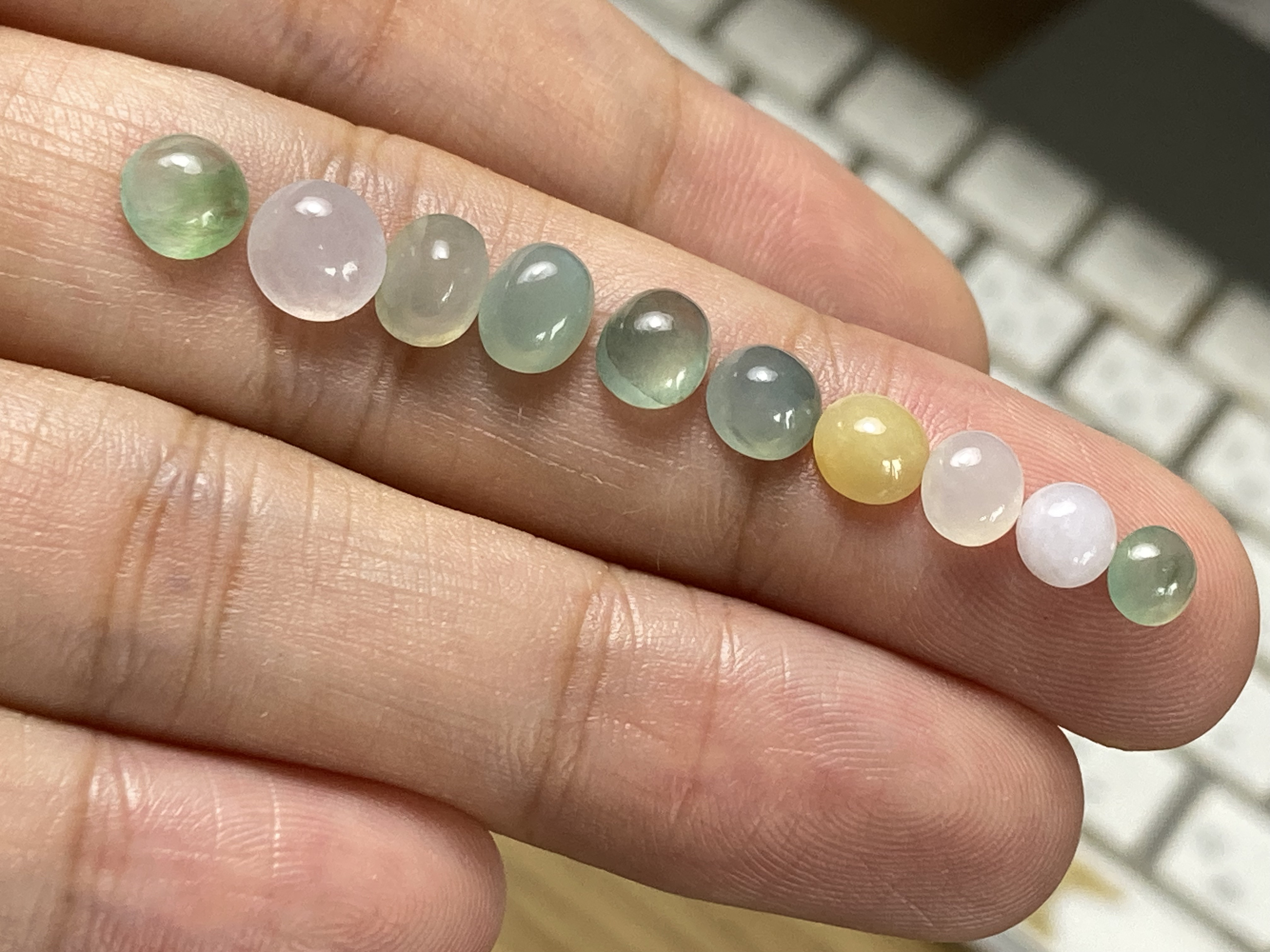 ミャンマー天然 A貨翡翠 ルース ジェダイト RS11-139 ミャンマー産 天然 A貨 本翡翠 ルース 硬玉 ジェダイト