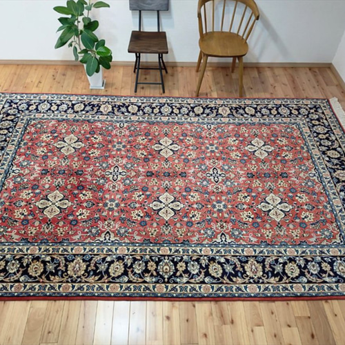 三連休最終日超目玉】ペルシャ絨毯カシャーン産 303×195cm PM7631 高級