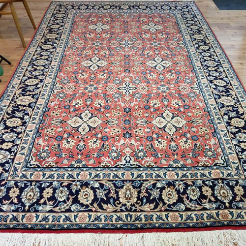 手織りペルシャ絨毯　美品　カシャーン産　330×250cm 大判サイズ ペルシャ絨毯 カシャーン産 約200cm x 300cm｜SATHI RUGS