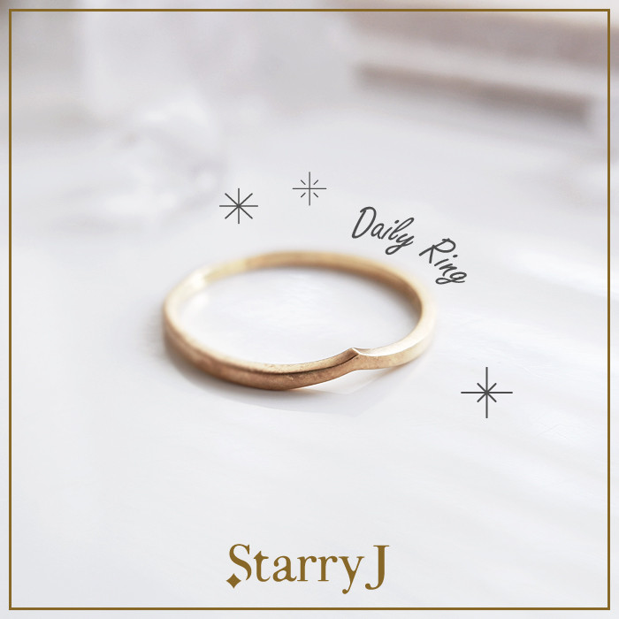 ソフトVライン リング 指輪 マット仕上げ 送料無料 シルバー925 K18GP