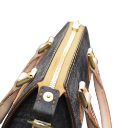 本革ハンドバッグ　ミニトレジャー　ブルー 14枚目の画像