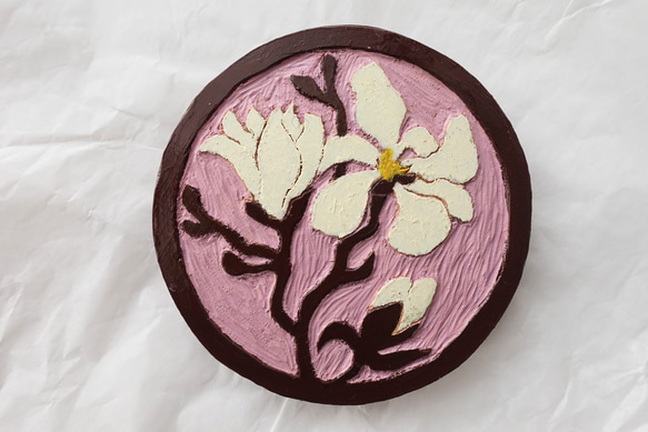 木彫レリーフ こぶしの花 彫刻 Ptarmigan 通販 19674390｜Creema(クリーマ)