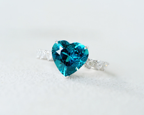 期間限定‼️希少✨K18 インディゴライト ブルートルマリン リング インディゴライトトルマリン(ブルートルマリン) 1.3ct