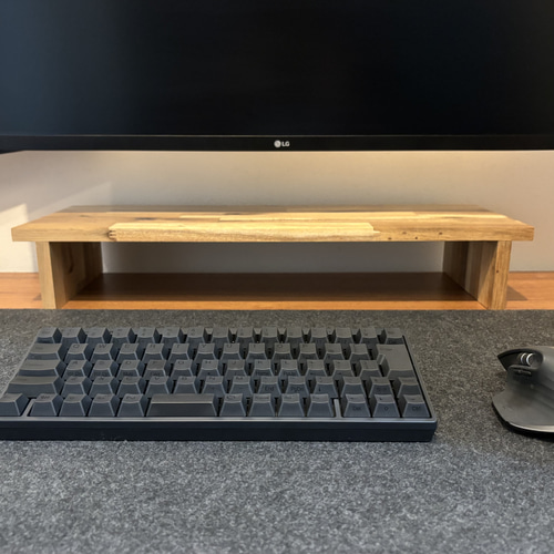 モニター台 デスクシェルフ 木製 スタンド 卓上 デスク収納 台座