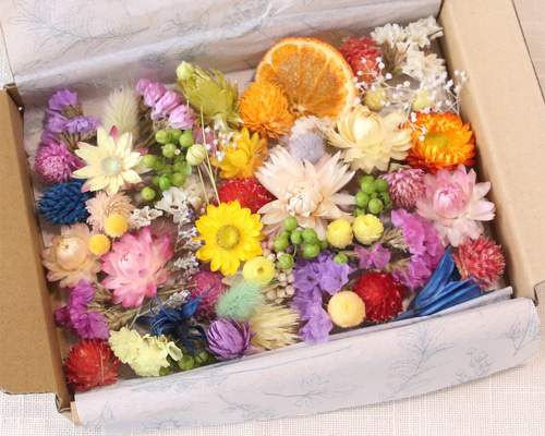 花材セット　花材詰め合わせ　プリザーブドフラワー　ドライフラワー　木の実セット 046e34a753e71284c1b16b8c9db8ca