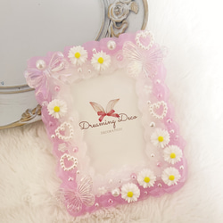 お花畑のホイップデコ トレカケース カードケース 硬質ケース B8サイズ 推し活に♡ 8枚目の画像