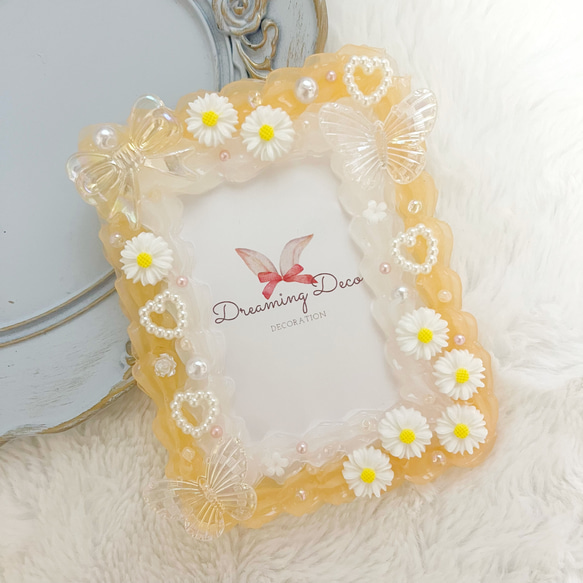 お花畑のホイップデコ トレカケース カードケース 硬質ケース B8サイズ 推し活に♡ 3枚目の画像