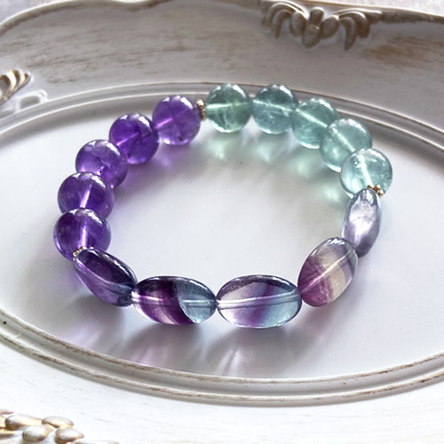 【高品質天然石】心・思考・感情のバランスを整えるパワー天然石ストーンブレスレット(ギフトBOX付き)