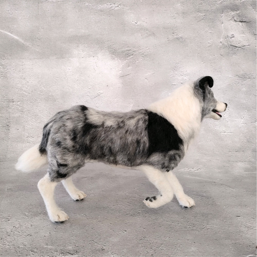 ボーダーコリーさん 羊毛フェルト 羊毛わんこ 福や工房 通販