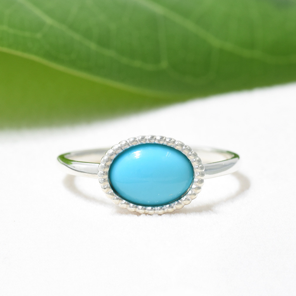 スリーピングビューティーターコイズ リングSV925CK008CIBSN