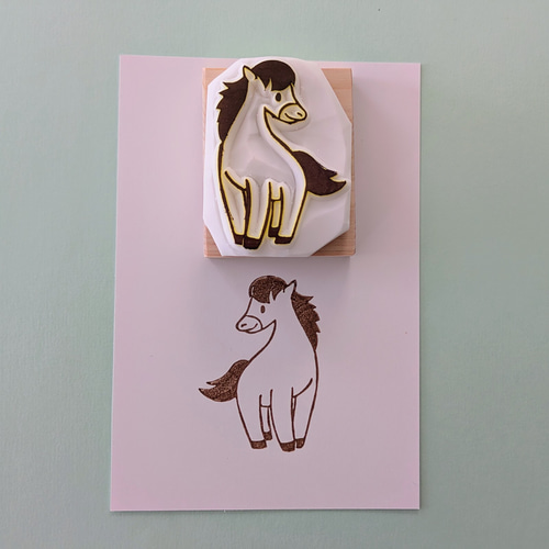 超早割・早割実施中！可愛い馬の消しゴムはんこ｜午年年賀状・御朱印帳