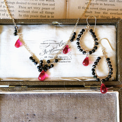 1点もの！新作＊14Kgf!クンツァイトクォーツとピンクトルマリン