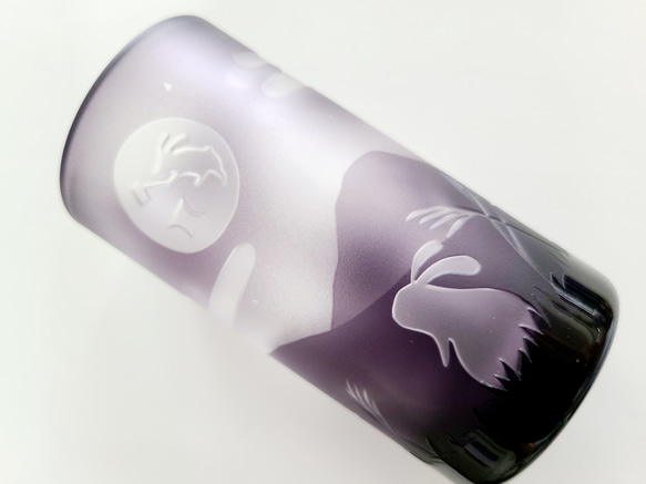 月見うさぎ　一輪挿し 2枚目の画像