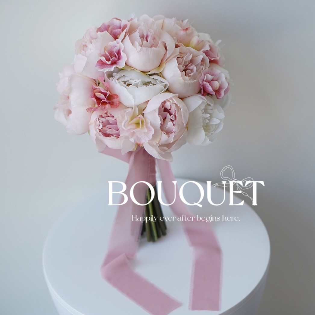 アーティフィシャルフラワーブーケ　ウェディングブーケ　クラッチブーケ　造花ブーケ