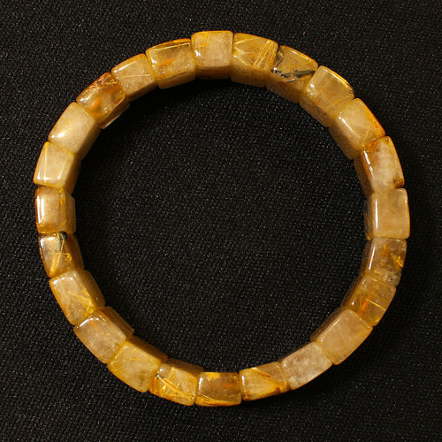 地球のエネルギーを感じる【太陽放射ルチルバングル】16mm 一点物
