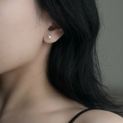 14kgf AAA モアサナイト ピアスチャーム [ ゴールド 華奢