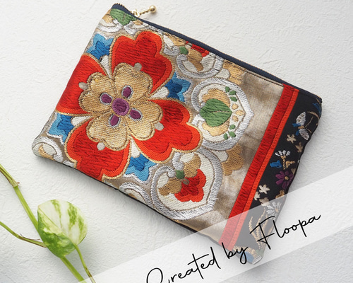 ❤たいふうまま❤ハンドメイド 帯 リメイク 着物 ポーチ 1e4f6e6fc645a65f2ff3b3227c7ca3