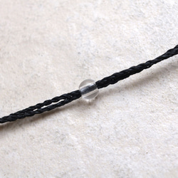 レインボームーンストーン天然石マクラメネックレスmac430エスニックエキゾチックな金属アレルギーフリーアクセサリー 7枚目の画像