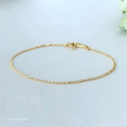 デザインカット＊ブレスレット　サージカルステンレス　アレルギー対応 メンズ ペア シンプル 重ね付け ネックレス変更可能 1枚目の画像