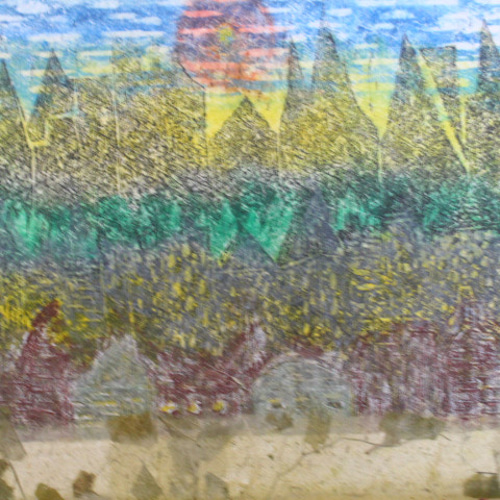 ちぎり絵 ちぎり絵シリーズ◇無くなり次第終了◇パッケージ入りポストカード