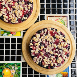 グルテンフリーヴィーガン　米粉のベリーベリーケーキ　6号（18cmホール） 1枚目の画像