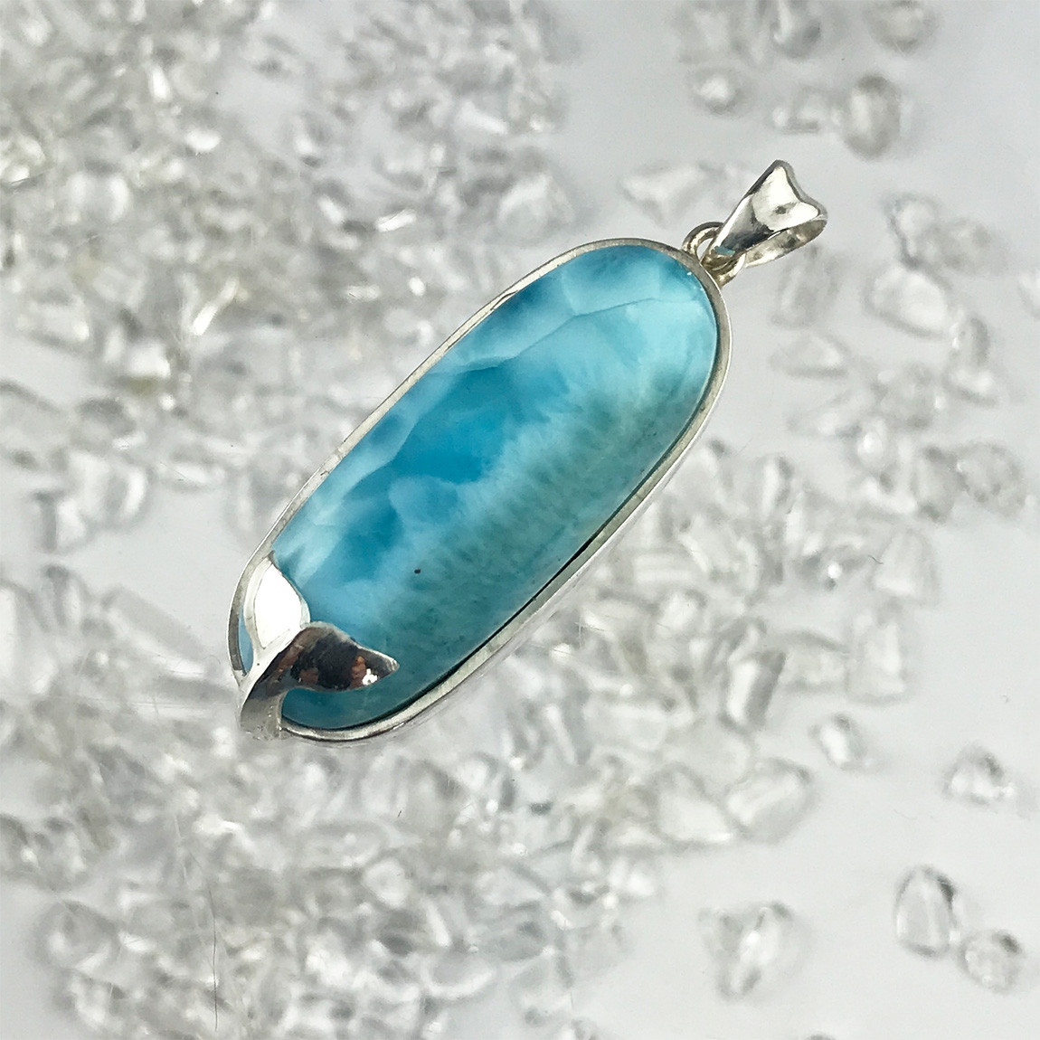 イルカのいる海　ドルフィンテールは神の造形　ラリマー【送料無料】iruka149 ドルフィン