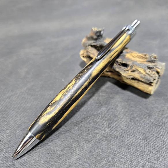 ペールムーンエボニー ウッドボールペン【送料・ギフトボックス無料