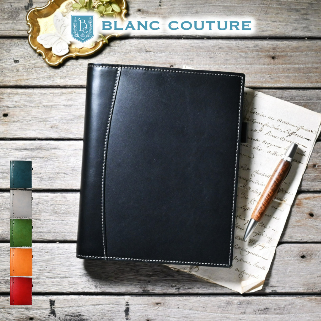 ルーズリーフ バインダー A5 20穴 本革