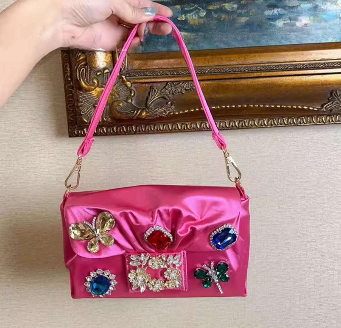 【持つアート】ハンドバッグ クラッチバック ディナーバック イブニングバック ポシェット