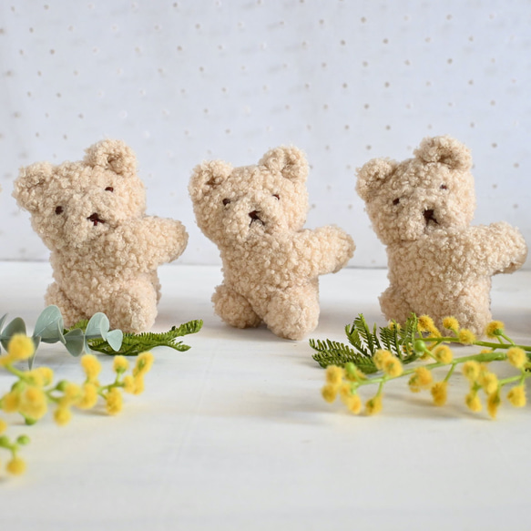 くっつきぬいぐるみ くまちゃん（ライトベージュ） ぬいぐるみ