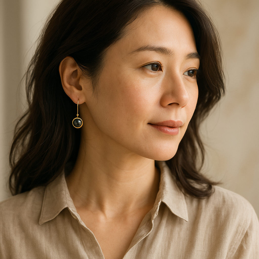 大人の艶感｜宇和島産あこや本真珠ピアス｜バリアフリー設計