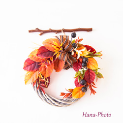 SALE>お洒落なカレイドフレームを使ったクリスマスリース フレーム枠