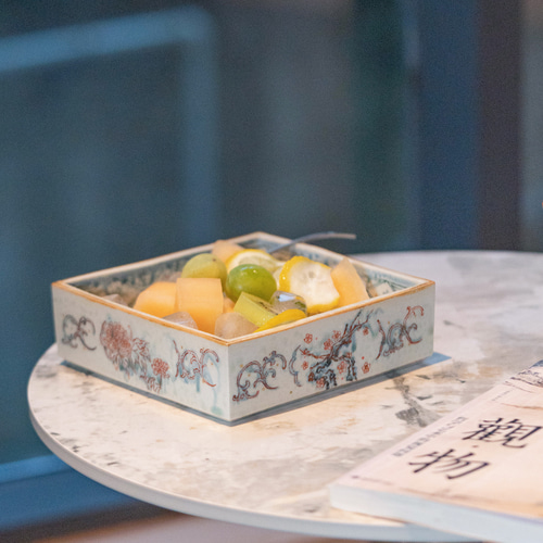 詩瓷集｜夏の終わり新作 中国唐風・手作り青花染付＋釉上彩 四季花卉