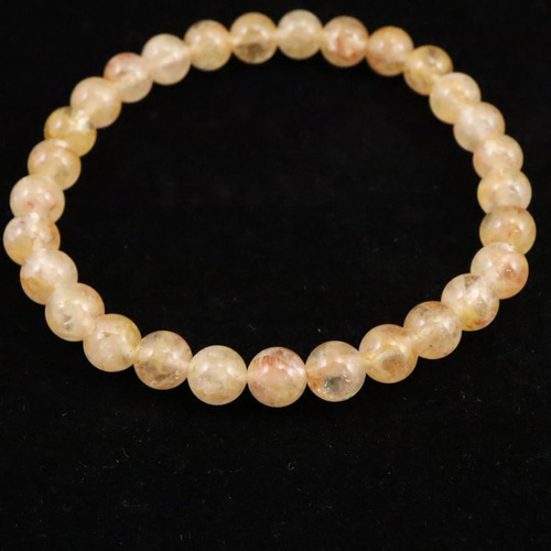 H&E社 ヒマラヤレッドゴールドアゼツライト 6mmブレスレット 11.0g