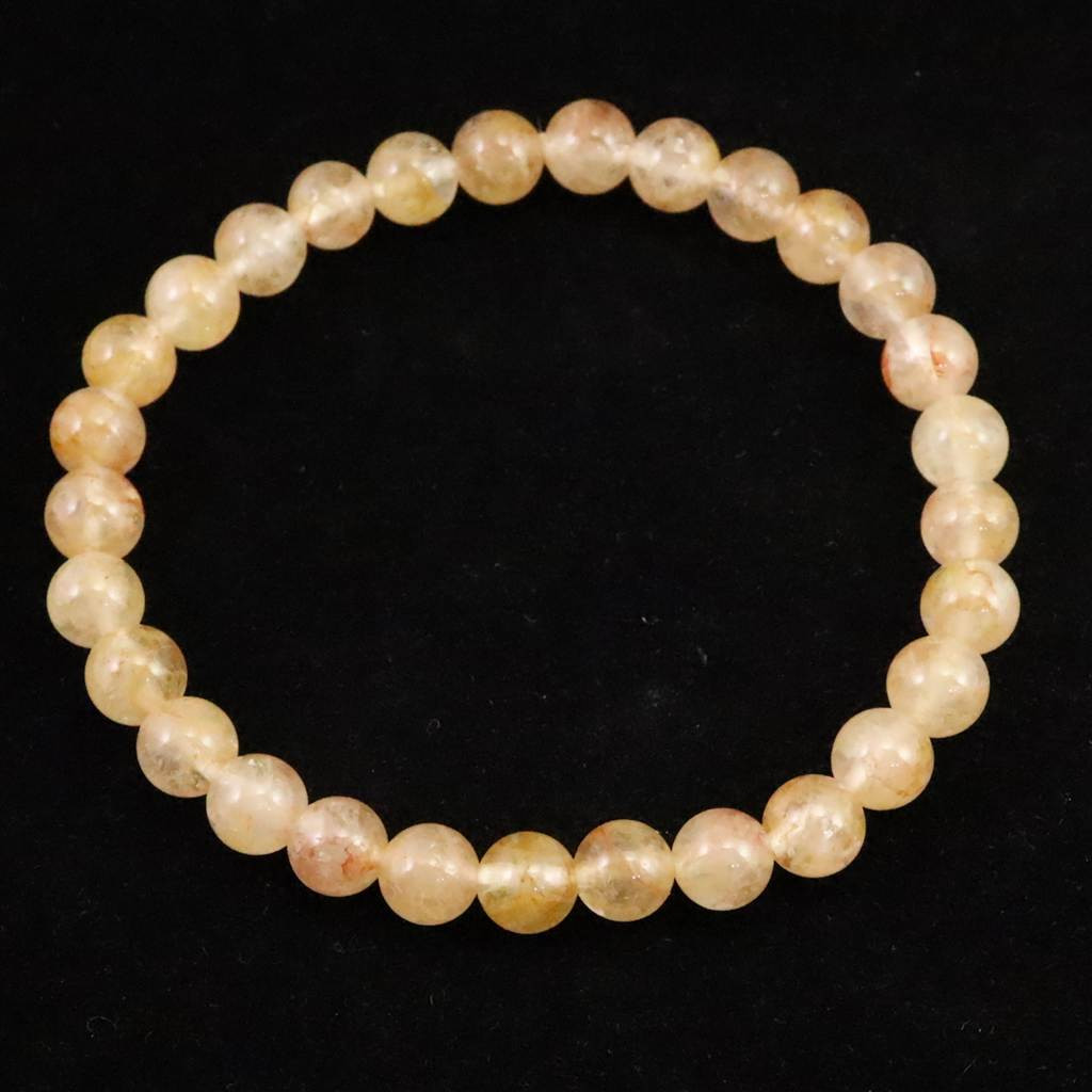 H&E社 ヒマラヤレッドゴールドアゼツライト 6mmブレスレット 11.0g