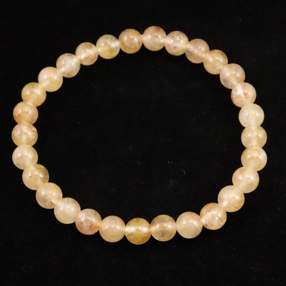 H&E社 ヒマラヤレッドゴールドアゼツライト 6mmブレスレット 11.0g