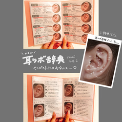 耳ツボジュエリー | 耳つぼ辞典mini vol.2 | 耳つぼマップ イヤリング